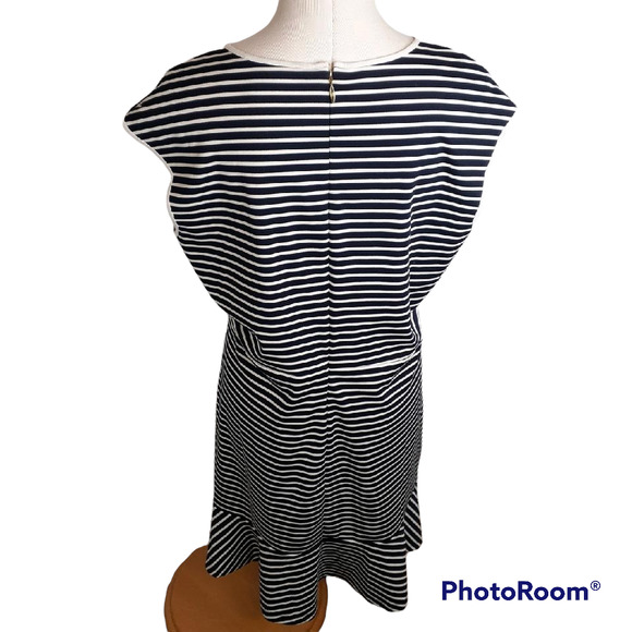 Draper James Striped Dress Nassau Navy Multi Size XL - Picture 7 of 12